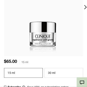 Clinique Repairwear Anti-Gravity Eye Cream -15 ml NEW